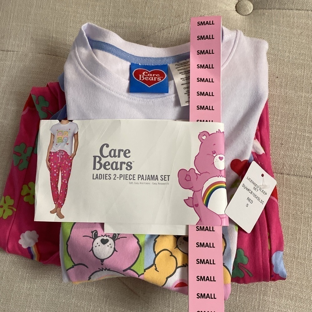 Care Bears Ladies 2-Piece Pajama Set Small NWT - Picture 7 of 7
